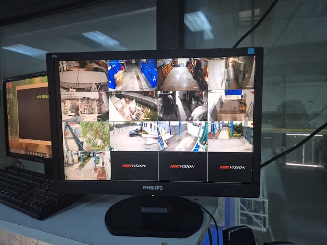 Network üzerinden çok kameralı izleme ekranı